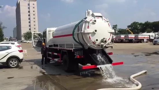 Aspiradora municipal pesada 15000L de Dongfeng 15m3 16m3 18m3 19m3