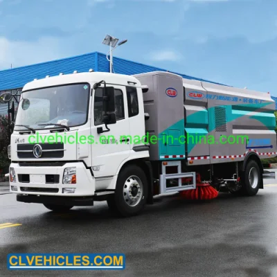 Vehículo de lavado de limpieza de calles de camiones municipales de servicio mediano Dongfeng